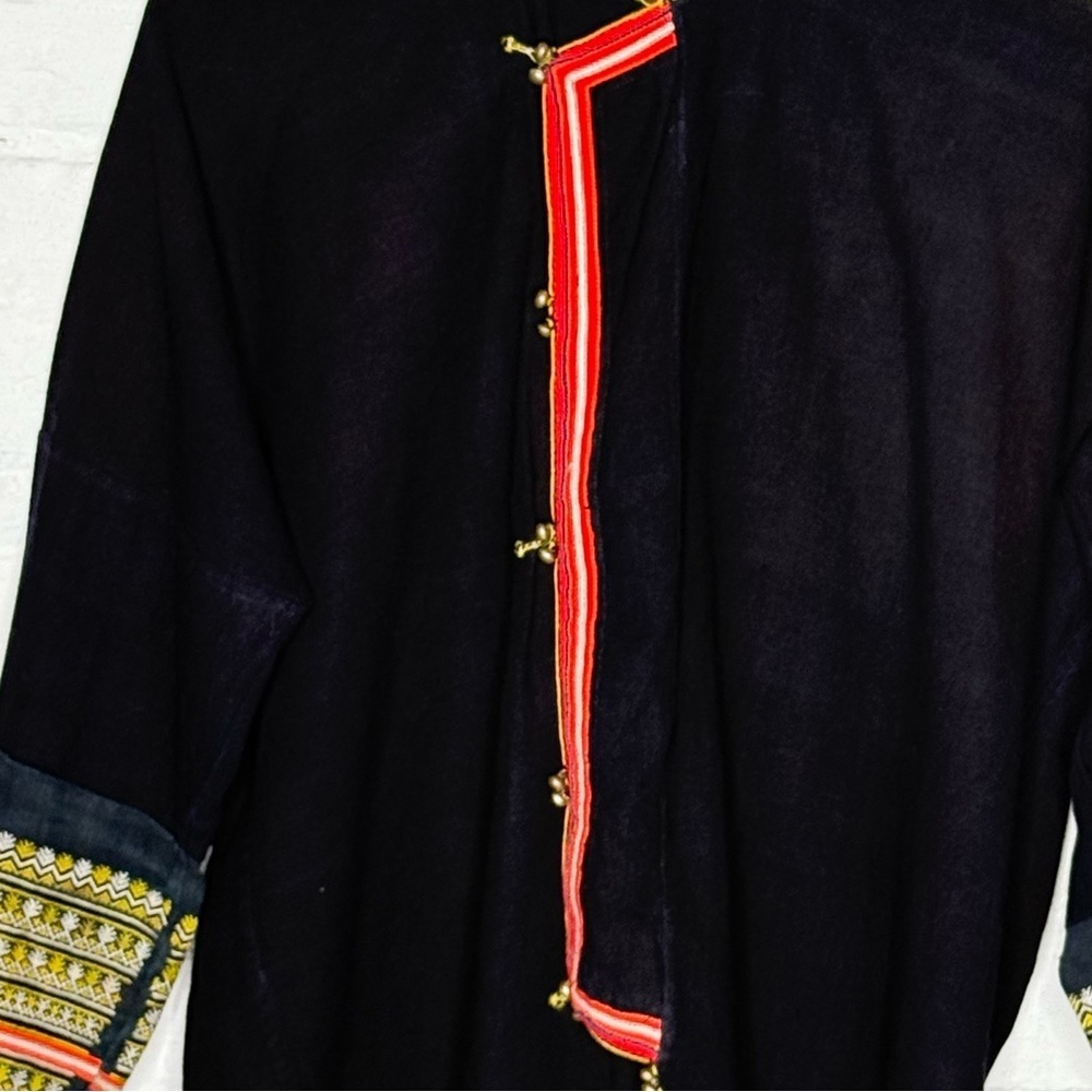 Vintage Tribal Red Dao Jacket XL - Picture 3 of 5
